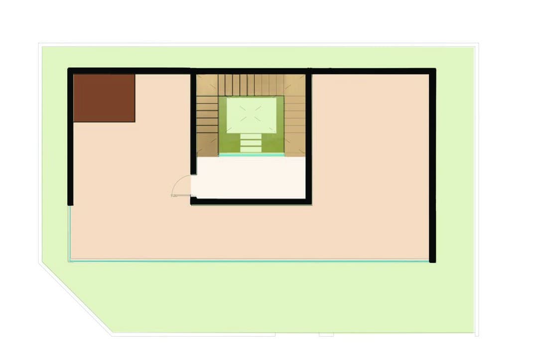 Terrace plan of Villa 131