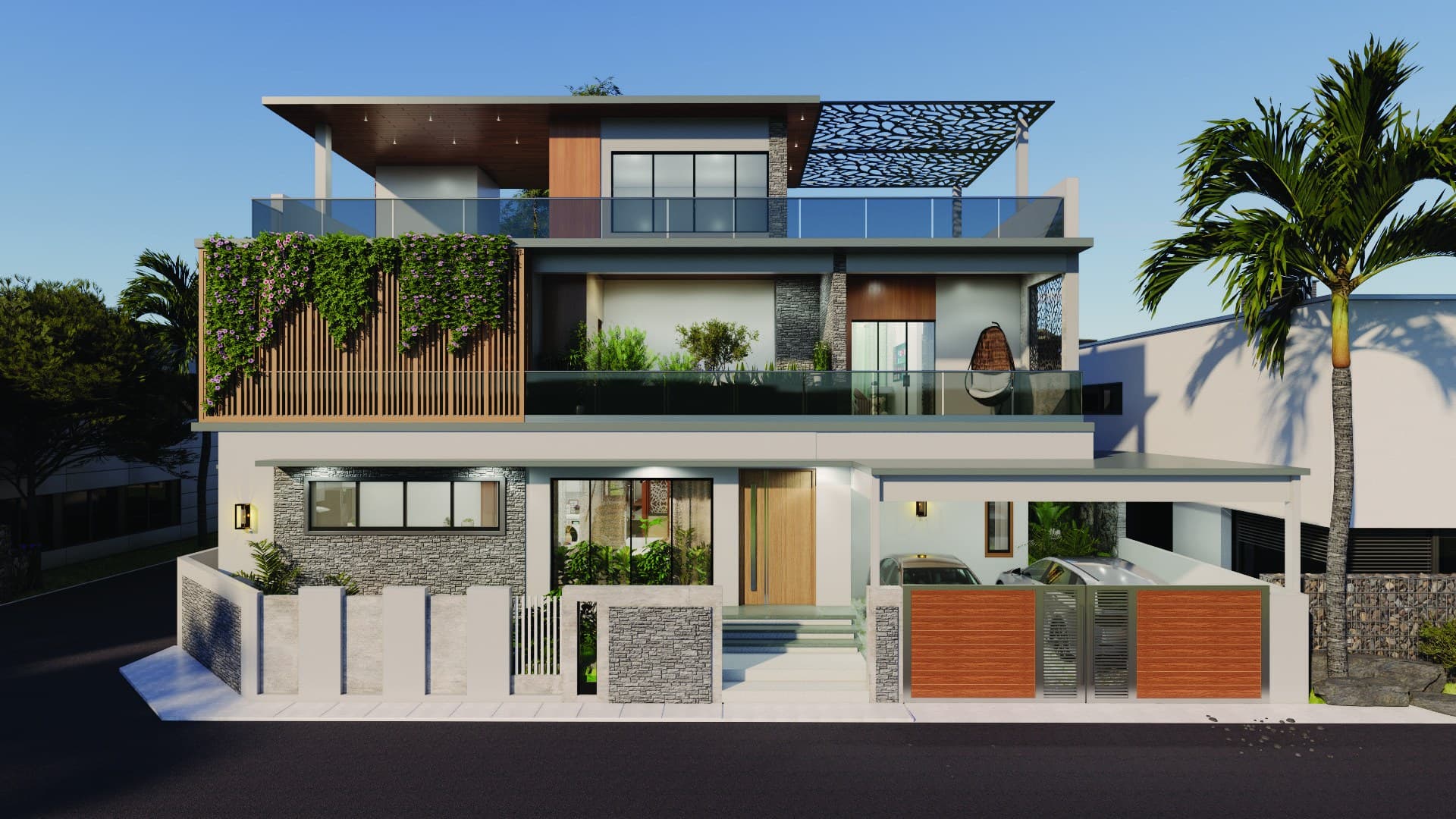 Luxury villa built by House of Raha in Peedampalli, Coimbatore